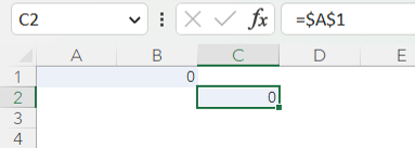 Exemplo de referência absoluta no Excel